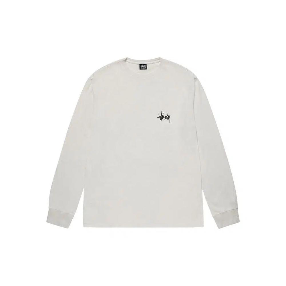 Футболки Stussy Basic Pigment Dyed Long-Sleeve Tee 'Natural' 1