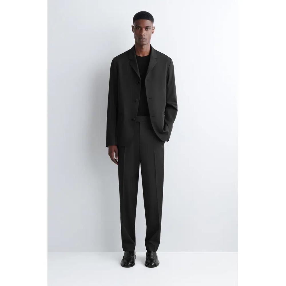 TECH-TWILL ЗАУЖЕННЫЕ ПРЯМЫЕ БРЮКИ 1
