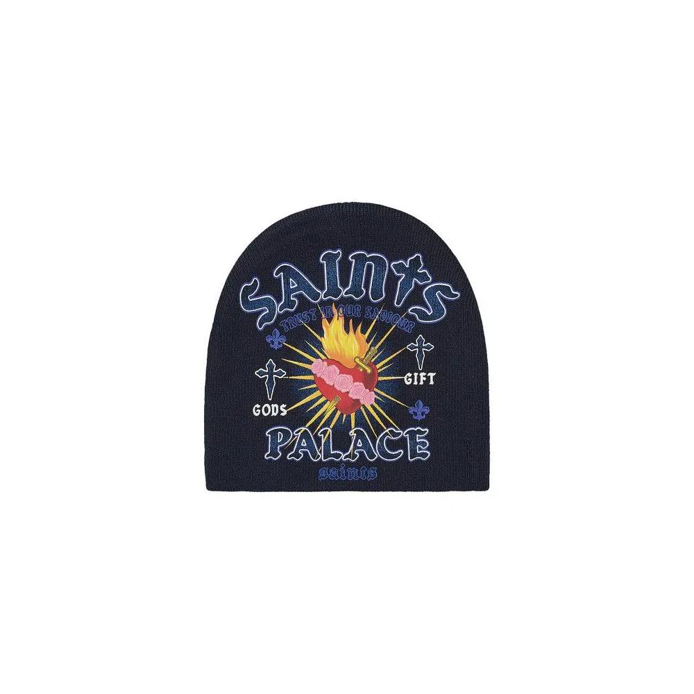 Шапки-бини Palace Gods Gift Nein Cuff Beanie 'Navy' 1