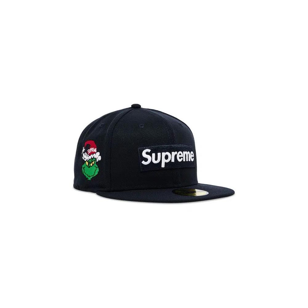 Кепки Supreme Grinch Box Logo New Era 'Navy' 2