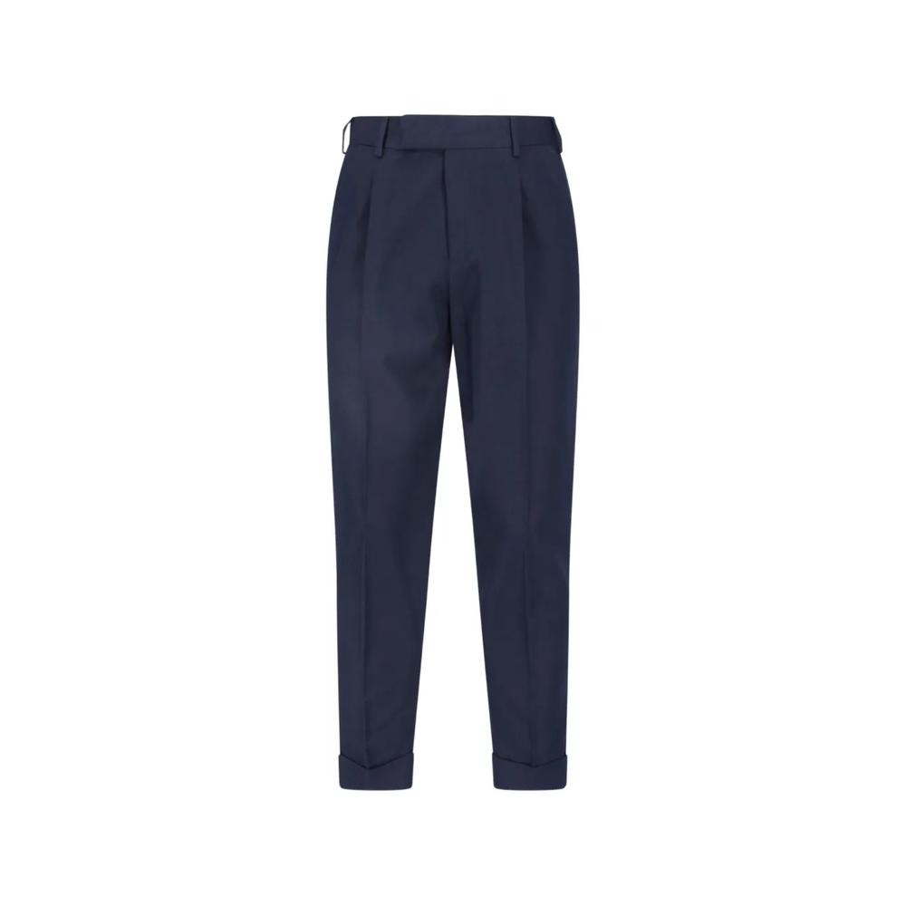 pleated turn-up chinos 1