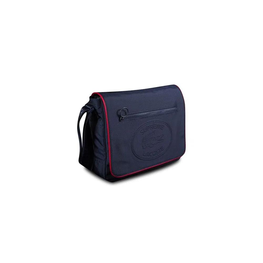 Сумки через плечо Supreme x Lacoste Small Messenger Bag 'Navy' 1