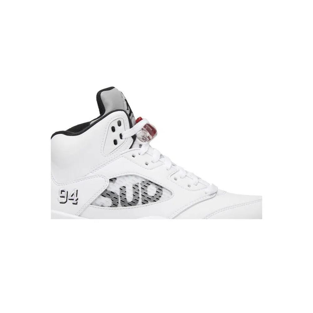 Кроссовки Supreme x Air Jordan 5 Retro 'White' 2