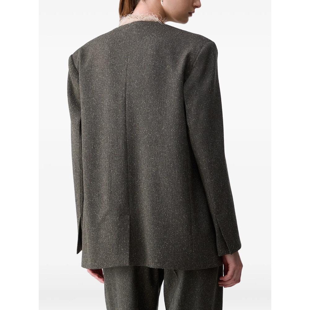 tweed jacket with belt 7