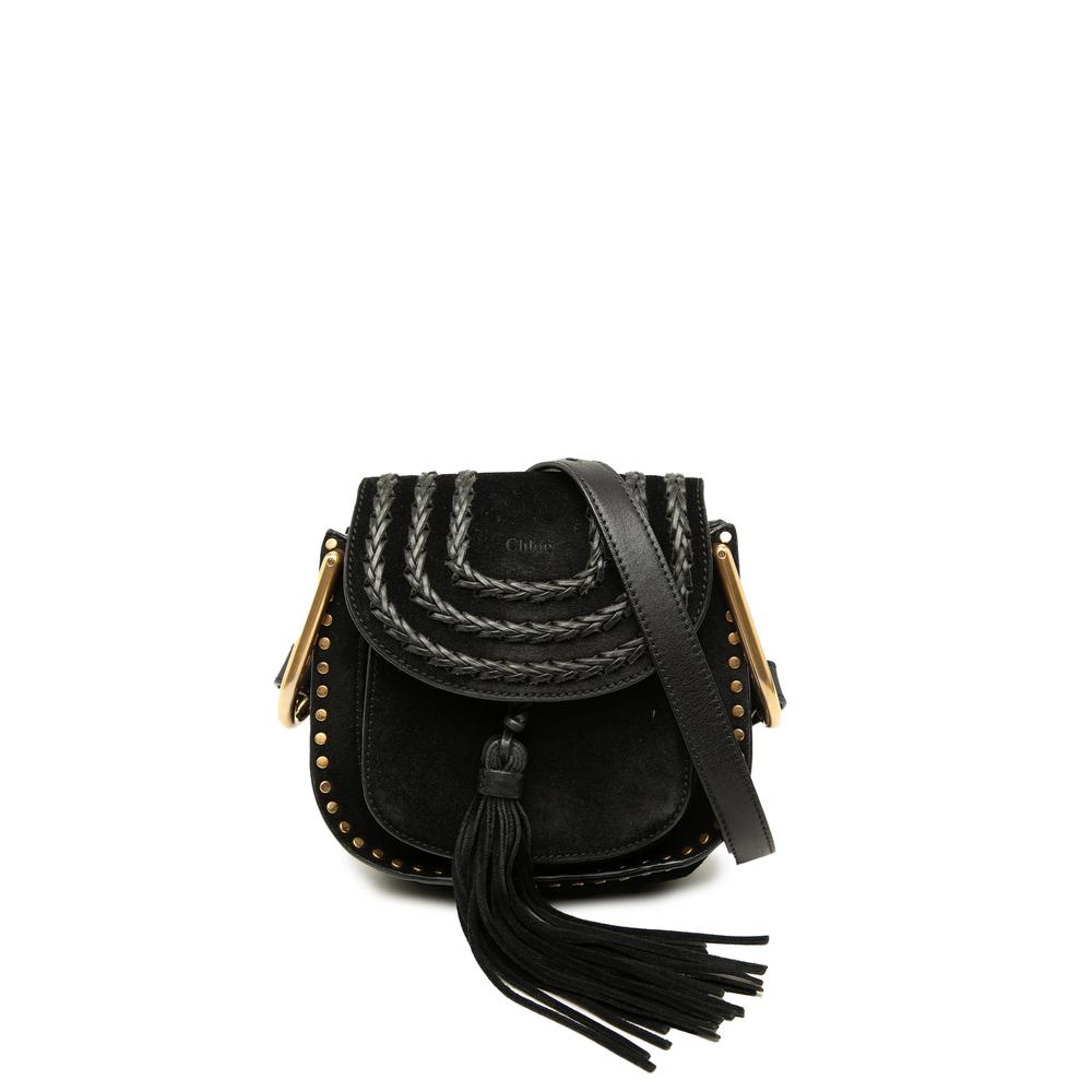 2016 Small Suede Braided Hudson crossbody bag 1