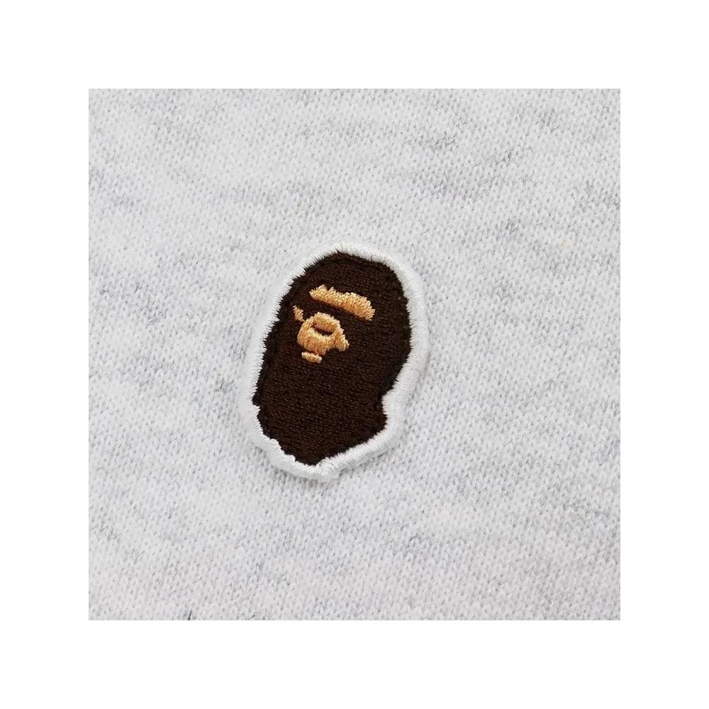 Топы BAPE Ape Head One Point Relaxed Fit Pullover Hoodie 'Grey' 2