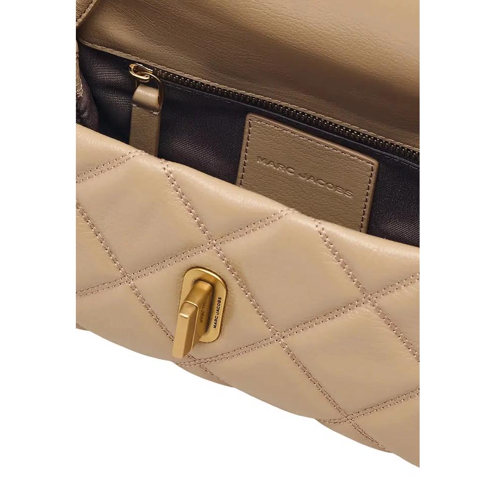 Стеганая мини-сумка через плечо The Quilted Mini Dual Shoulder Bag - Camel 2S5HSH023H02 5
