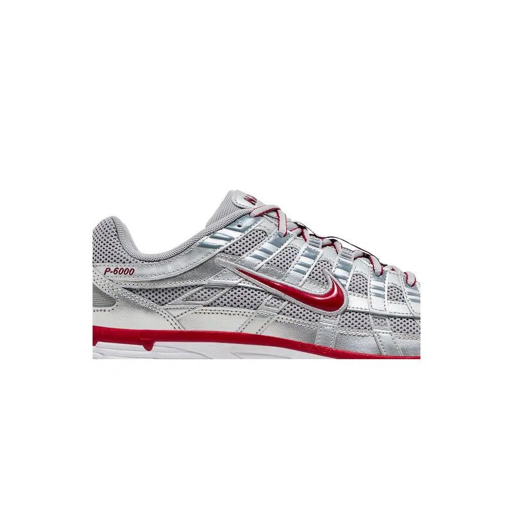 Кроссовки Nike P-6000 'Metallic Silver Gym Red' 2