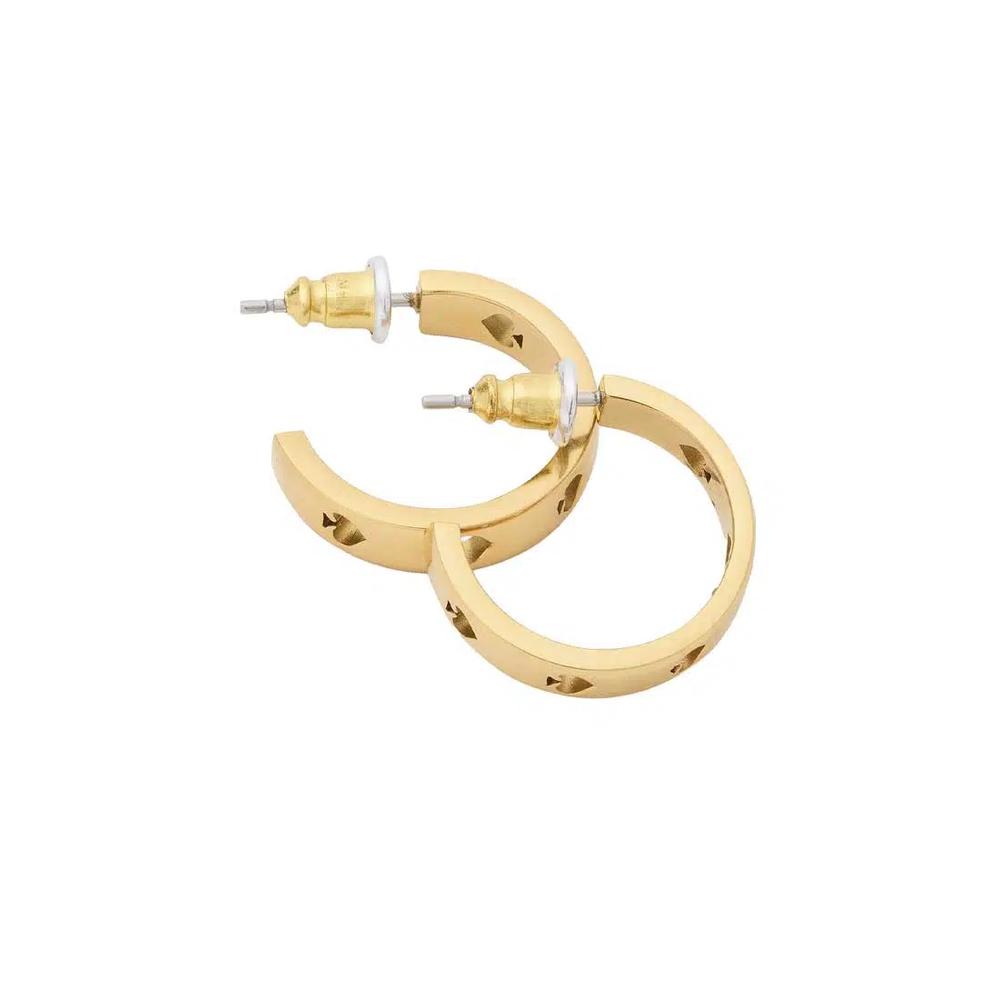 Серьги-пусеты Cut To The Chase Spade Huggies Gold KJ999 2