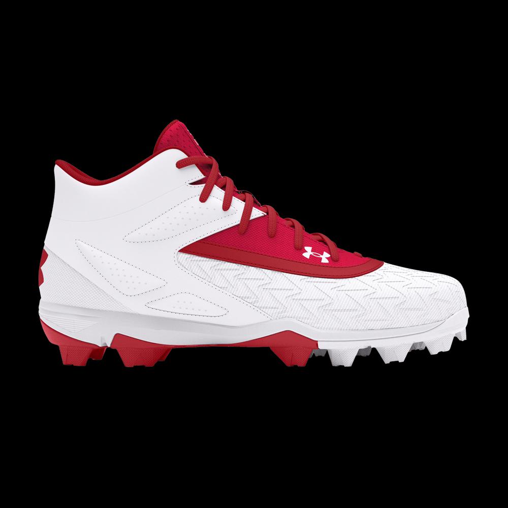 Бутсы Under Armour Leadoff Mid 3.0 'Red White' 1