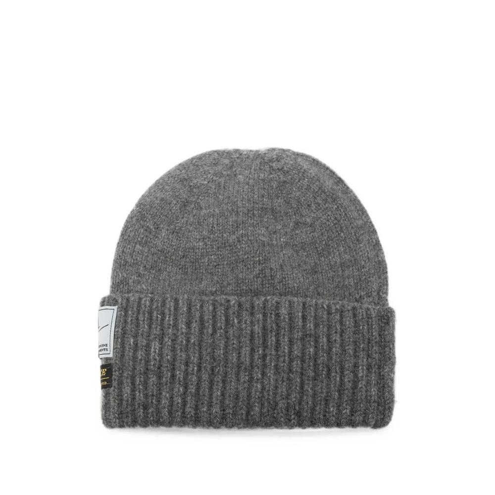 Peyton ribbed-knit beanie hat 2