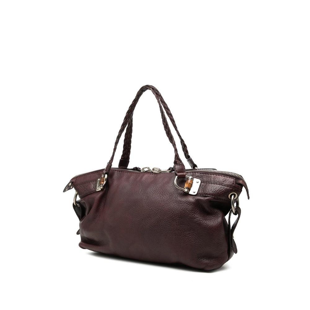 2000-2015 Medium Leather Bamboo Bar tote bag 3