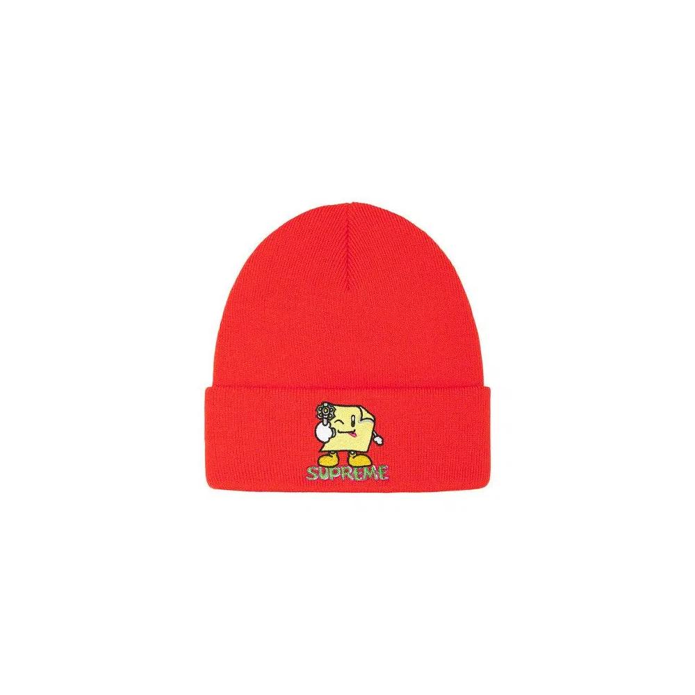 Бини Supreme Sticky Note Beanie 'Dark Orange' 1