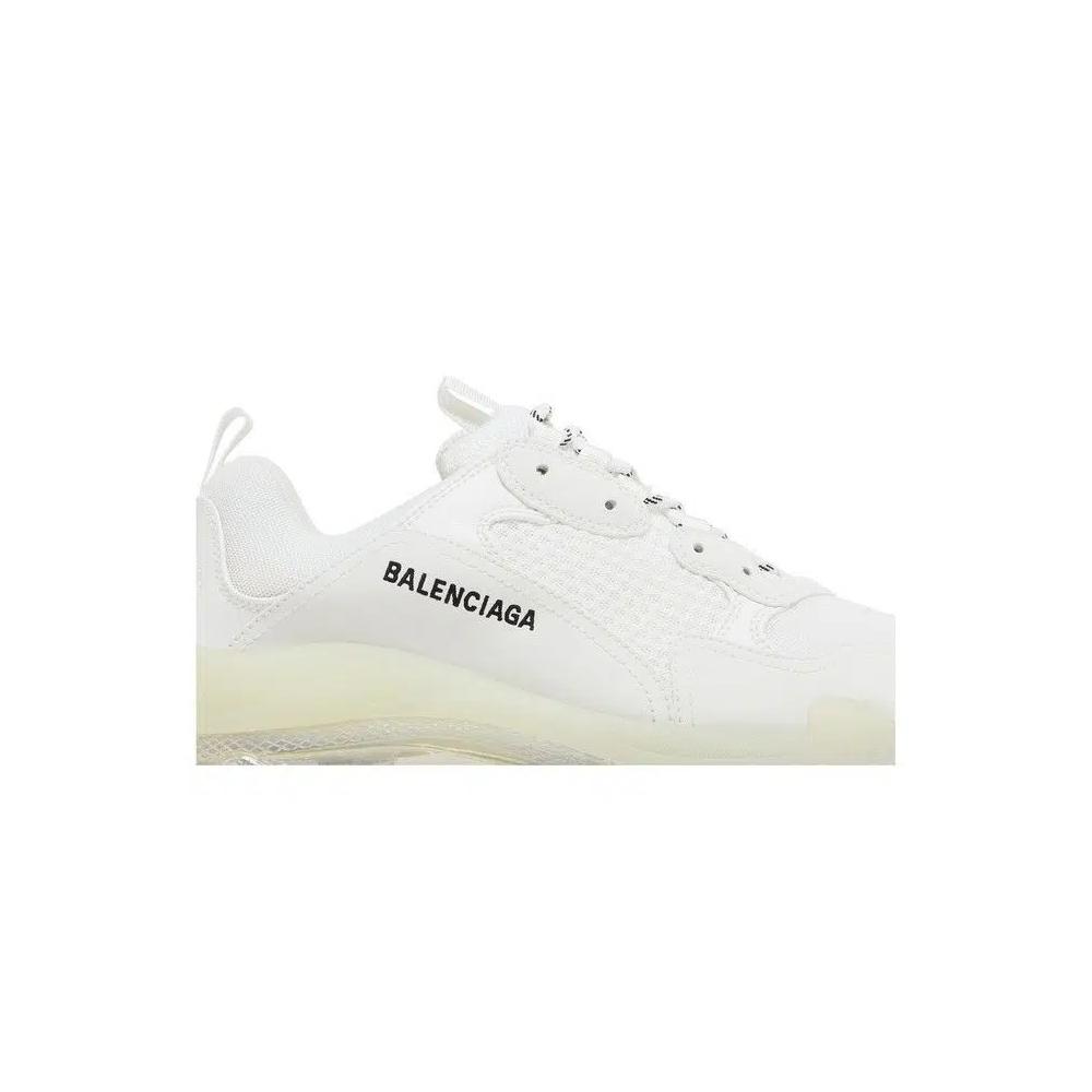 Кроссовки Balenciaga Triple S Sneaker «Clear Sole — White» 2