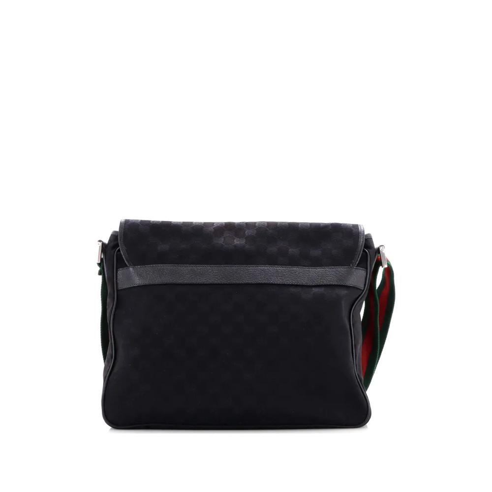 Сумка через плечо Web Strap Flap Messenger GG Canvas Medium 2
