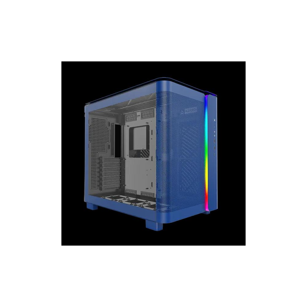 MONTECH KING 95 ATX корпус - Blue синий 2