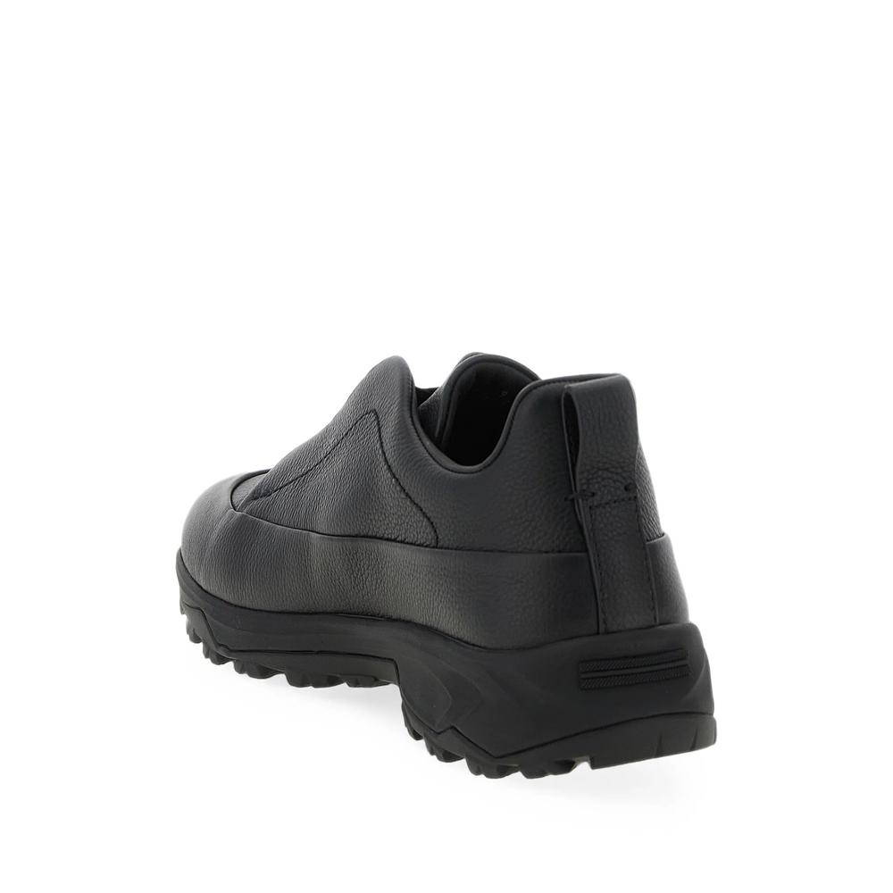 Triple Stitch™ Monte black leather sneakers 4