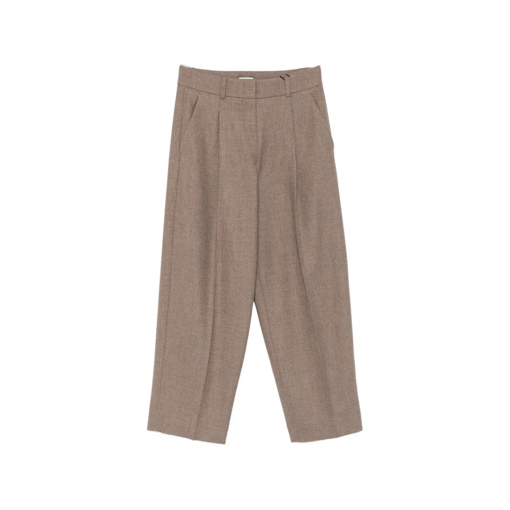 Брюки Sloanne со складками 1