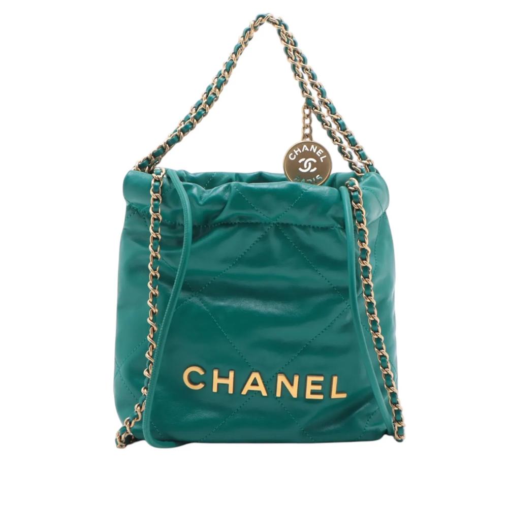 Сумка-сэтчел Shiny Calfskin 22 Handbag размера мини (2021-2026 годы) 1