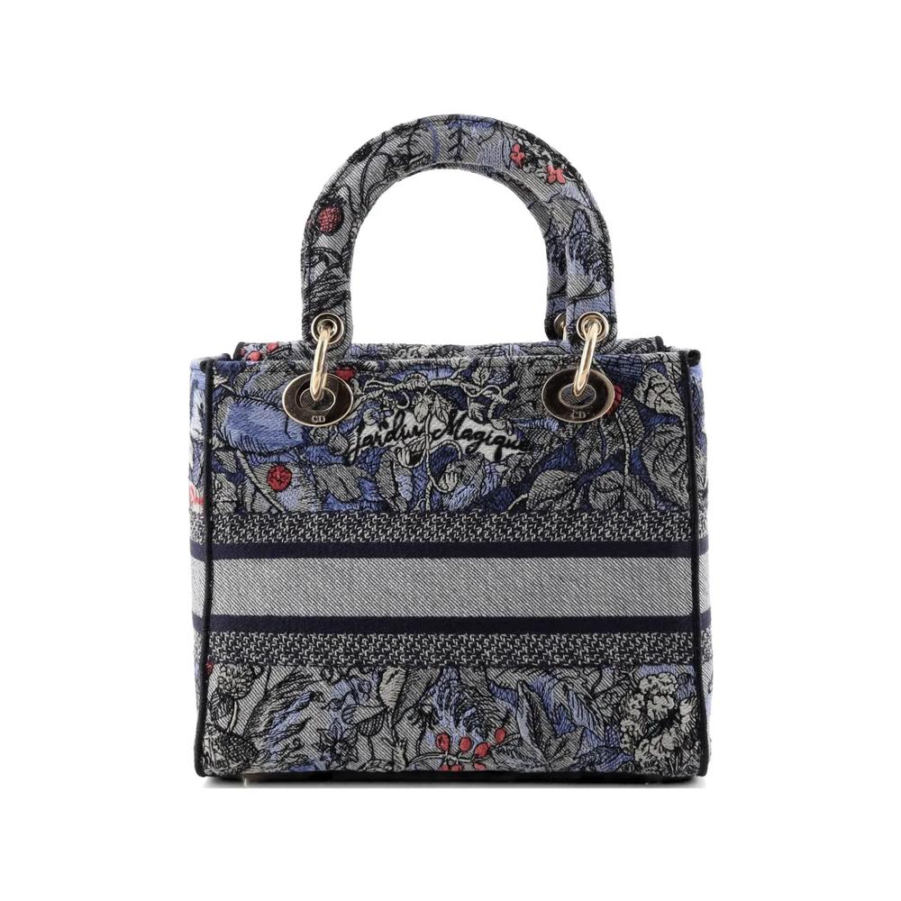 Сумка-сэтчел Lady D-Lite Bag Embroidered Canvas Medium 2
