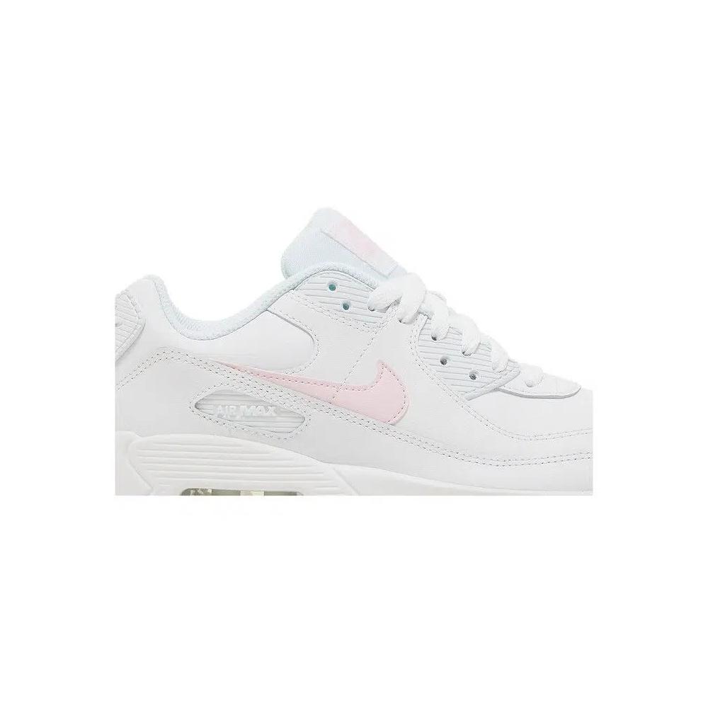 Кроссовки Nike Air Max 90 Leather GS 'White Pink Foam' 2
