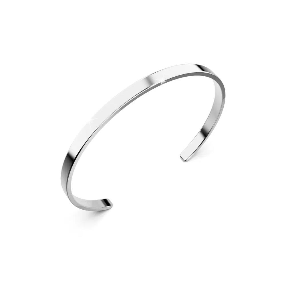 Avenue Classic Cuff Bangle Белое золото 1