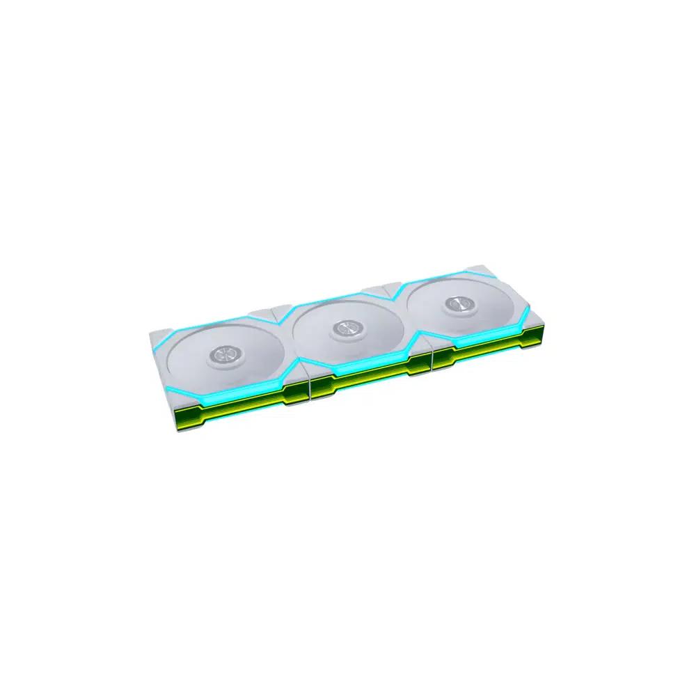 LIAN LI UNI FAN SL FLEX Reverse Blade 120mm 3 in 1 набор обратных вентиляторов - White 1