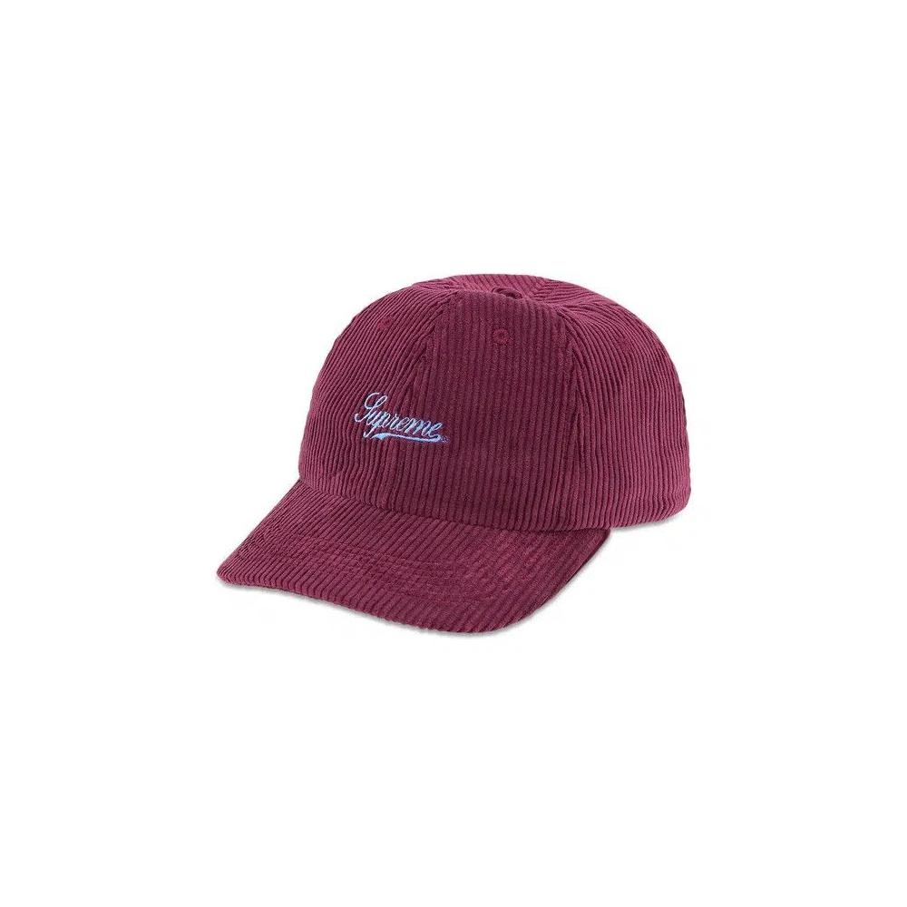 Кепка Snapbacks Supreme Script Corduroy 6-Panel 'Magenta' 1