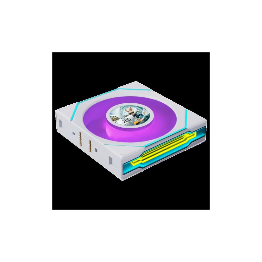 LIAN LI UNI FAN SL-INF LCD FLEX Reversed Blade 120mm Обратный одиночный вентилятор - Белый 1