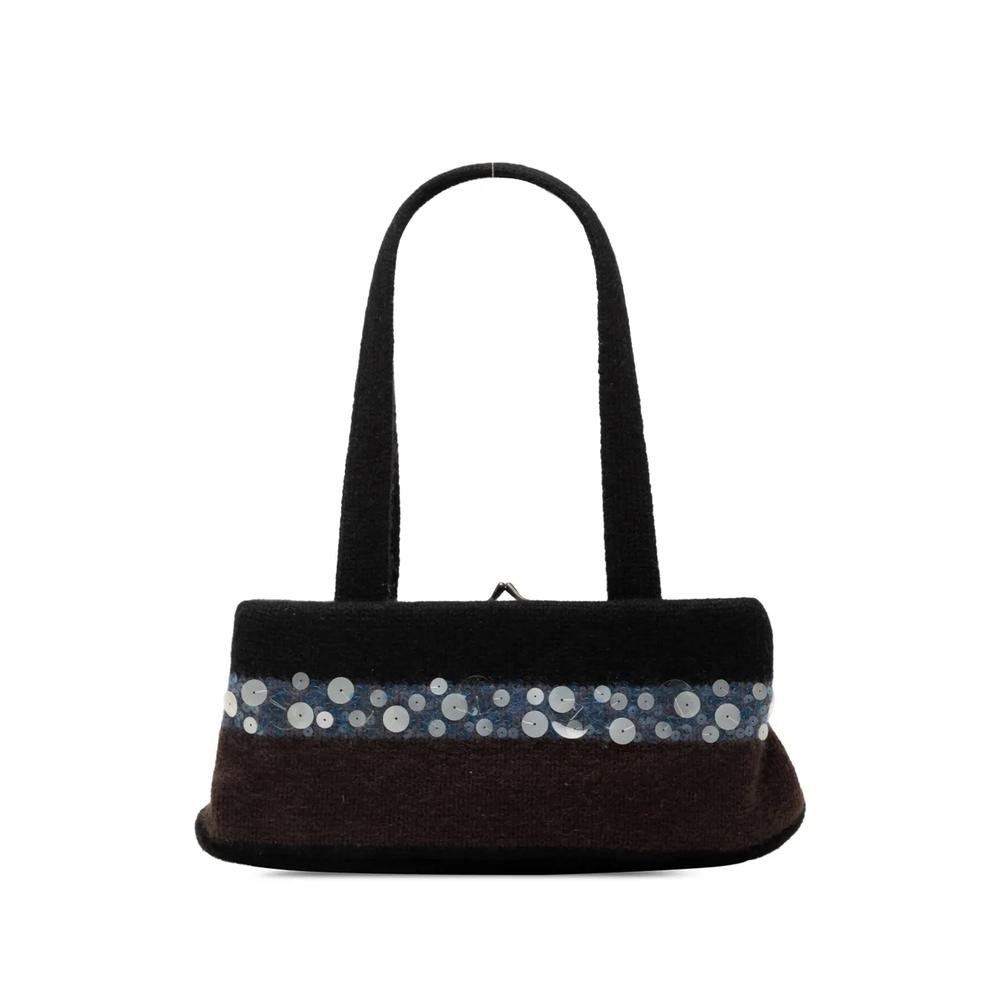 Сумка на плечо Wool and Sequin Embellished Clasp (20 век) 1