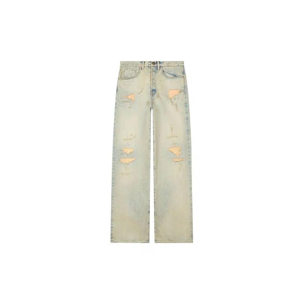 Брюки Kenzo Turn Up Wide Fit Jeans 'White' 1