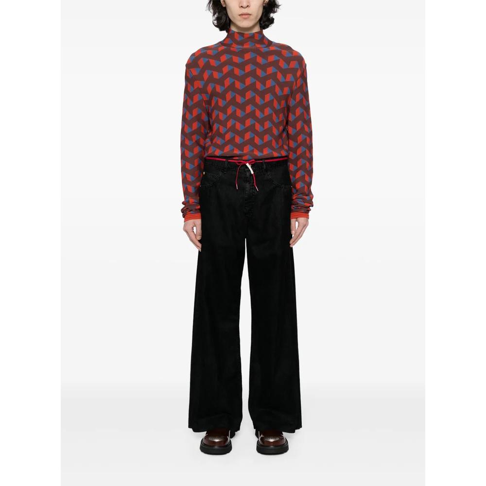 drawstring flared trousers 2