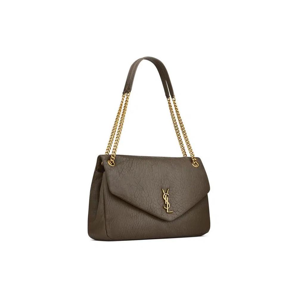 Сумки через плечо Saint Laurent Large Calypso Chain Bag 'Light Musk' 3