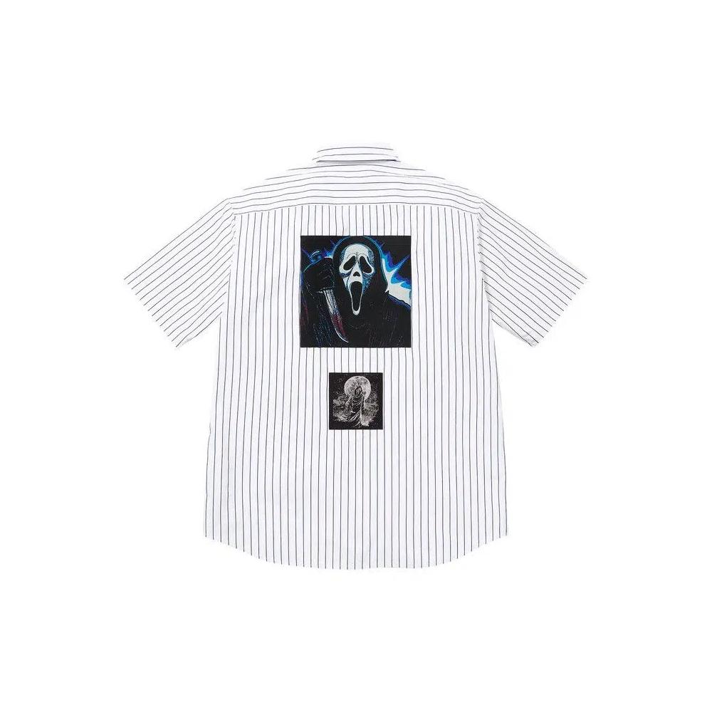 Овершерты Supreme Ghostface Short-Sleeve Work Shirt 'Stripe' 2