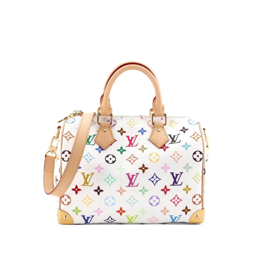Сумка-сэтчел Speedy Soft Bandouliere Bag Monogram Multicolour 25 из коллаборации с Takashi Murakami 1