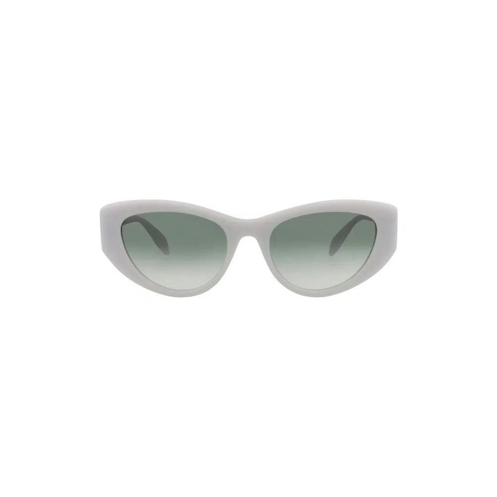 Alexander McQueen Cat Eye Sunglasses 'Серый/Зеленый' 1