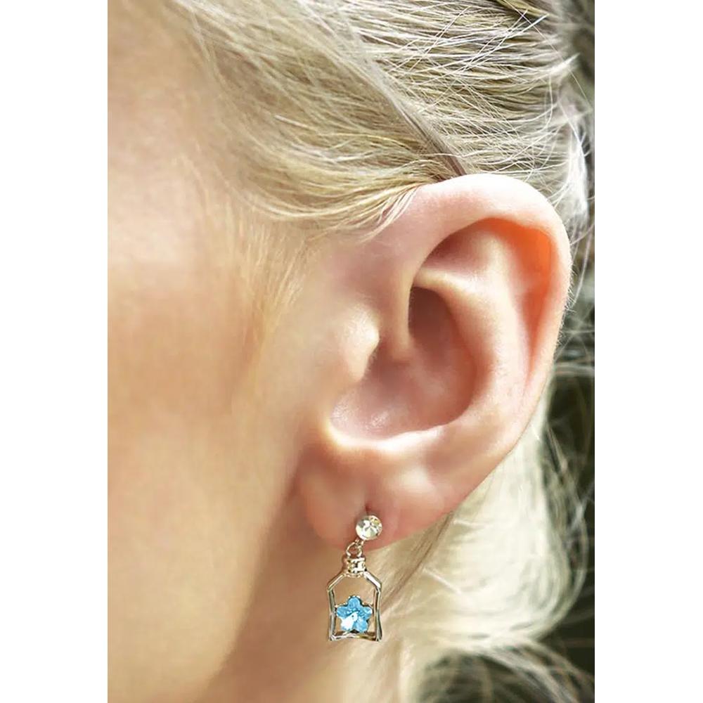 Серьги-пусеты Cutie Star с кристаллами Swarovski 4