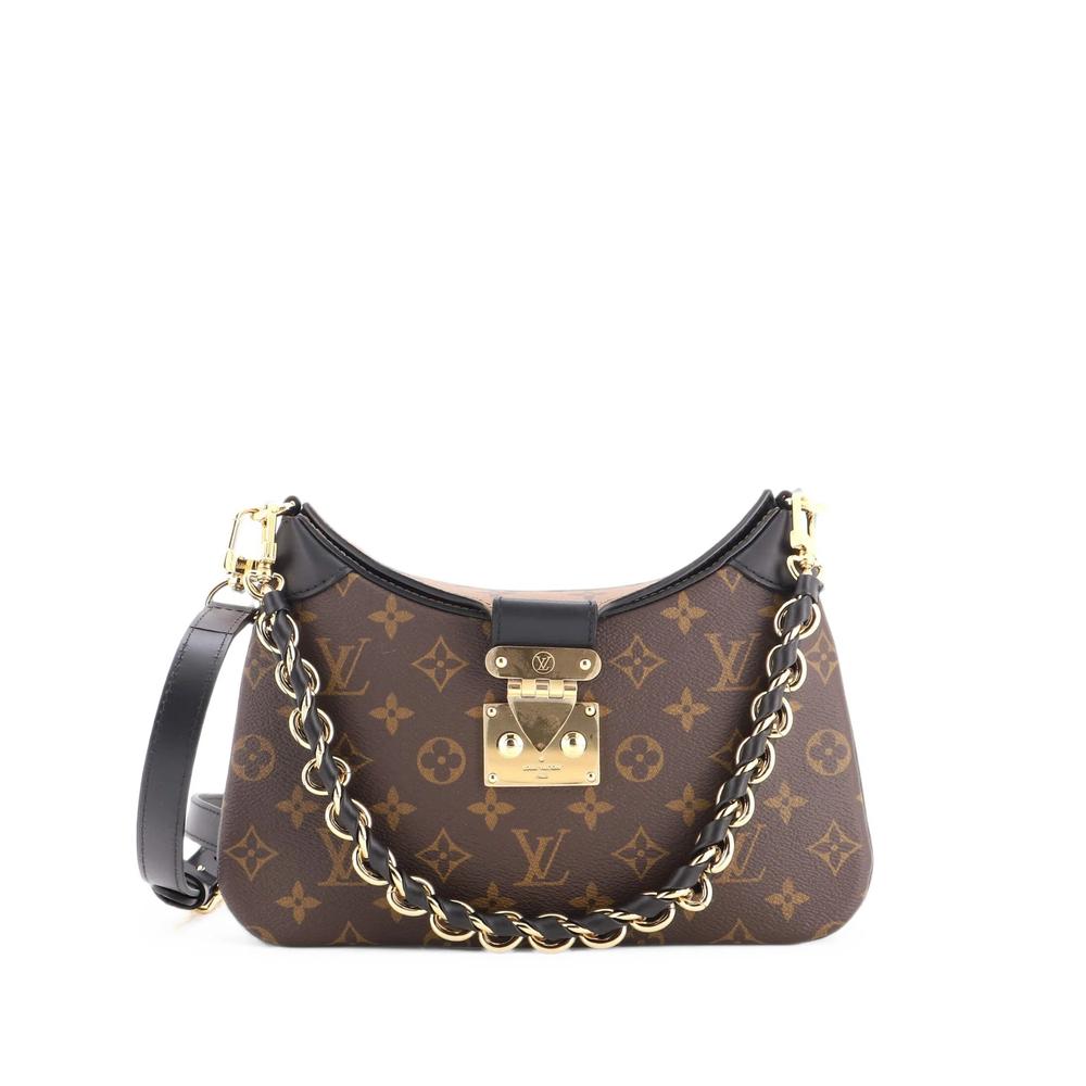 LV Twinny Handbag Monogram Canvas and Reverse Monogram Canvas with Leather shoulder bag 1