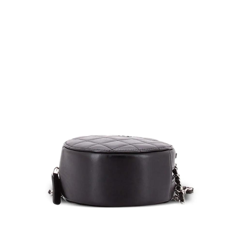 Мини-сумка через плечо Round Clutch with Chain Quilted Lambskin 2