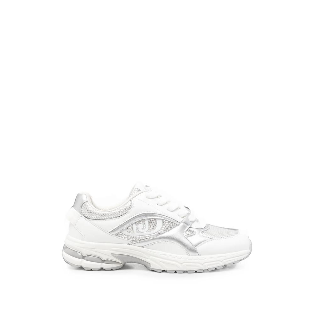 Trixie logo-plaque panelled sneakers 1