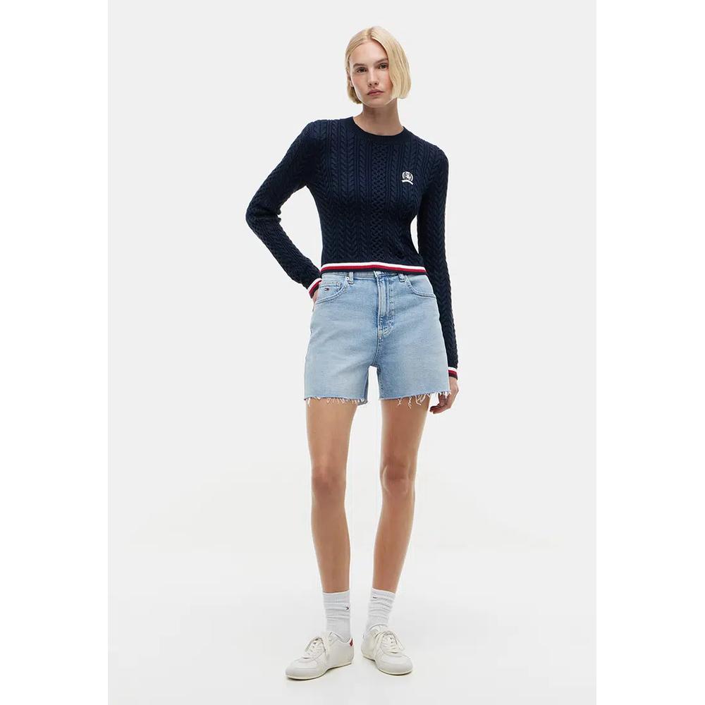 Свитер с косами и контрастной отделкой - Tommy Jeans 4