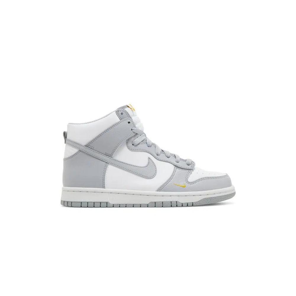 Кроссовки Nike Dunk High Next Nature GS 'Wolf Grey Marigold' 1