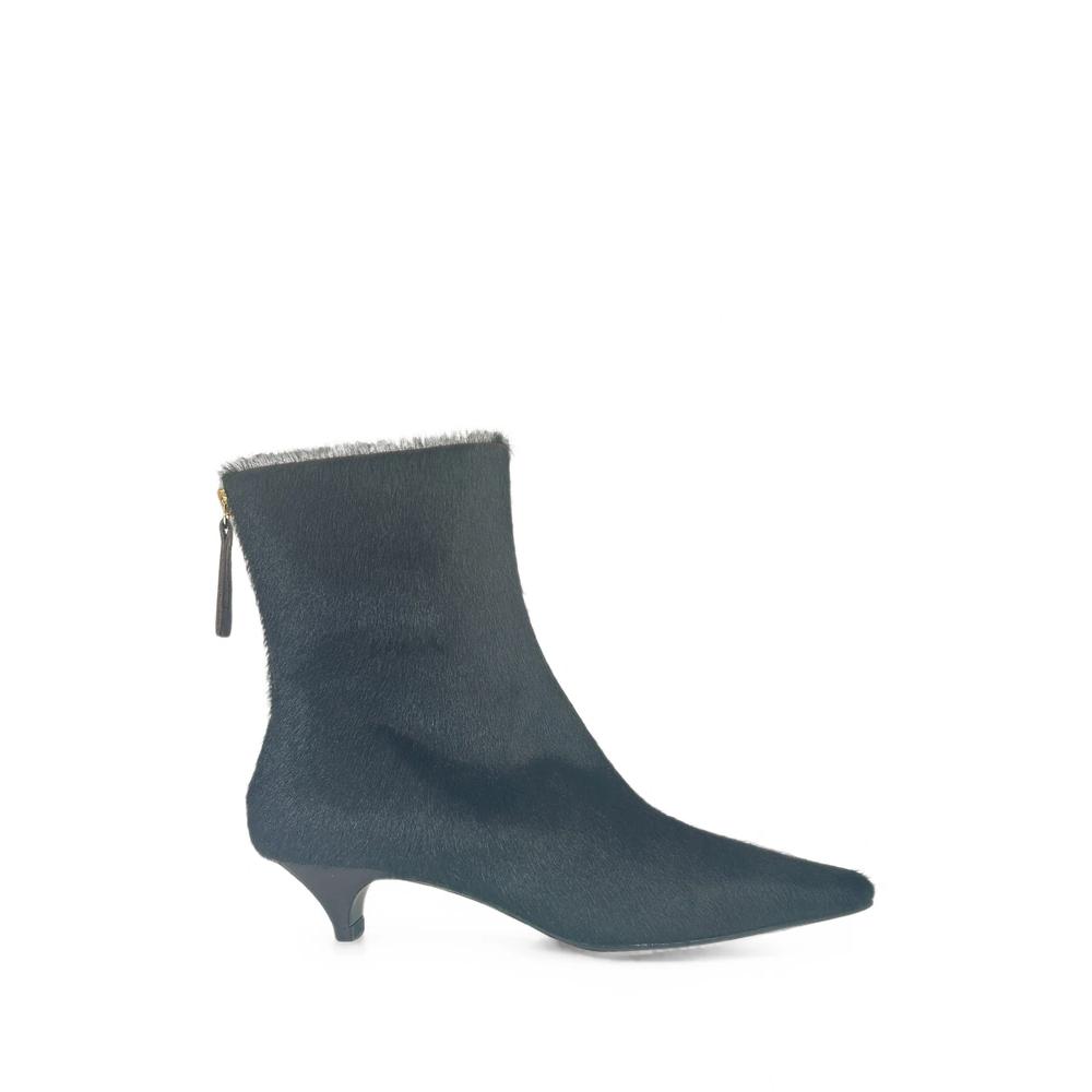 Fern16 pony-hair rear-zip boots 1
