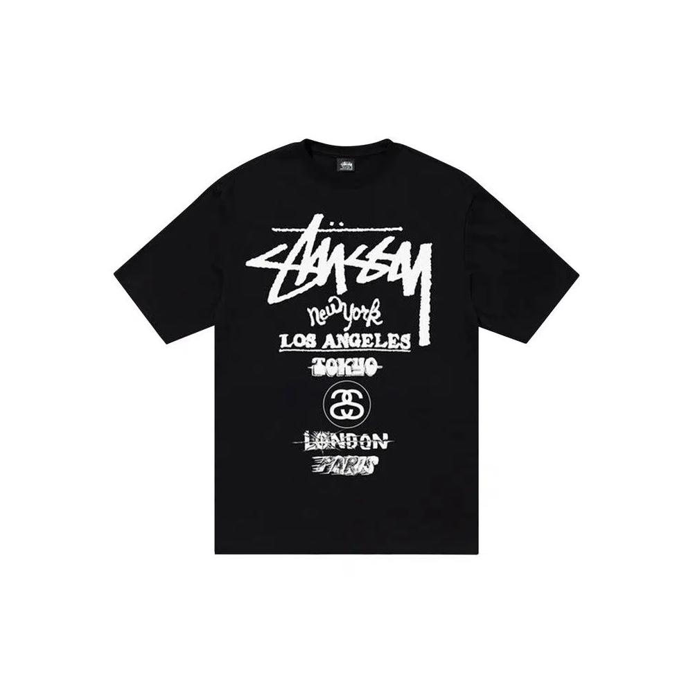 Футболки Stussy Tour Tee 'Black' 1