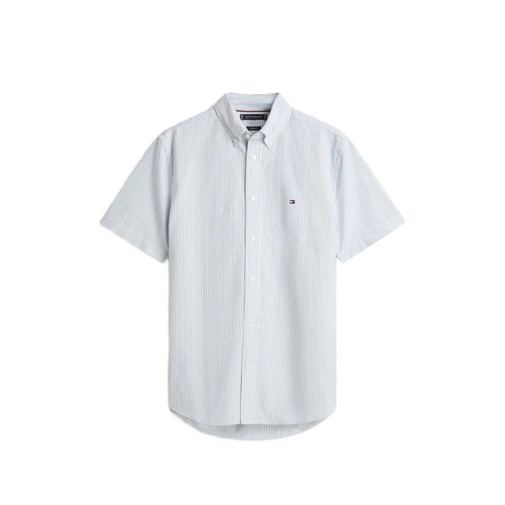 Полосатая рубашка Heritage Oxford с короткими рукавами 1