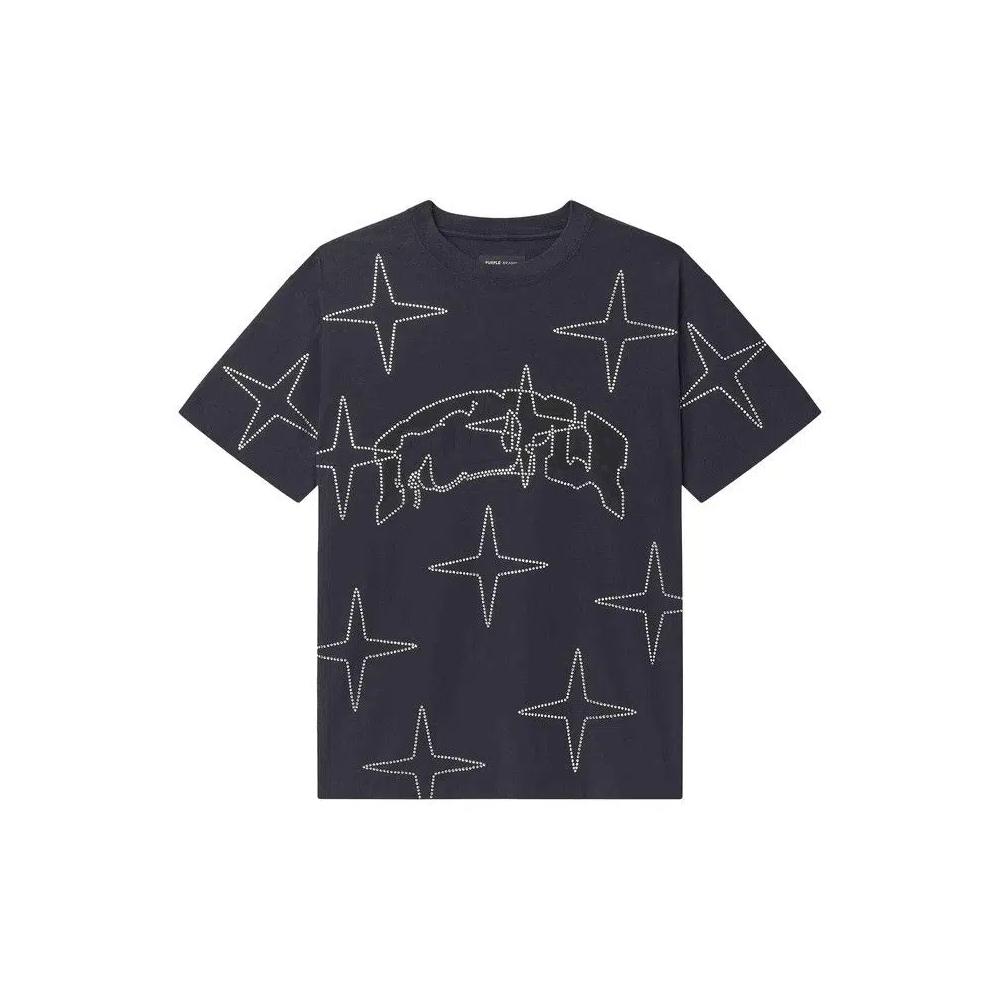 Топы PURPLE BRAND Crystal Star Tee 'Black' 1