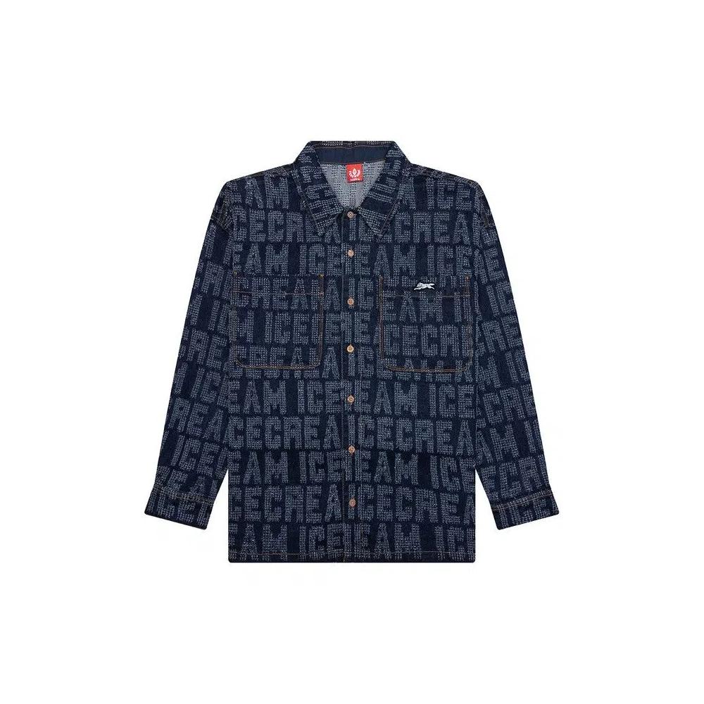 Рубашки Icecream Oversized Echo Long-Sleeve Shirt 'Blue Moon' 1