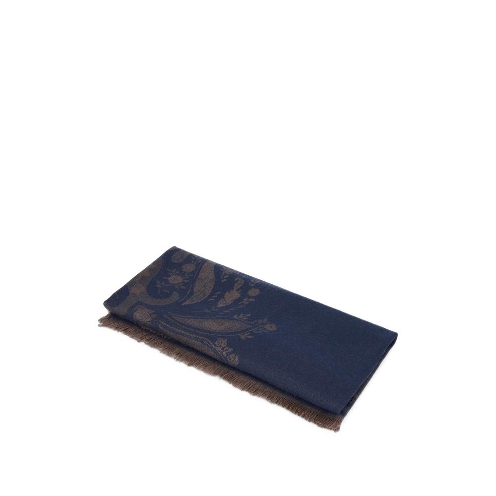 jacquard-woven paisley throw blanket 2
