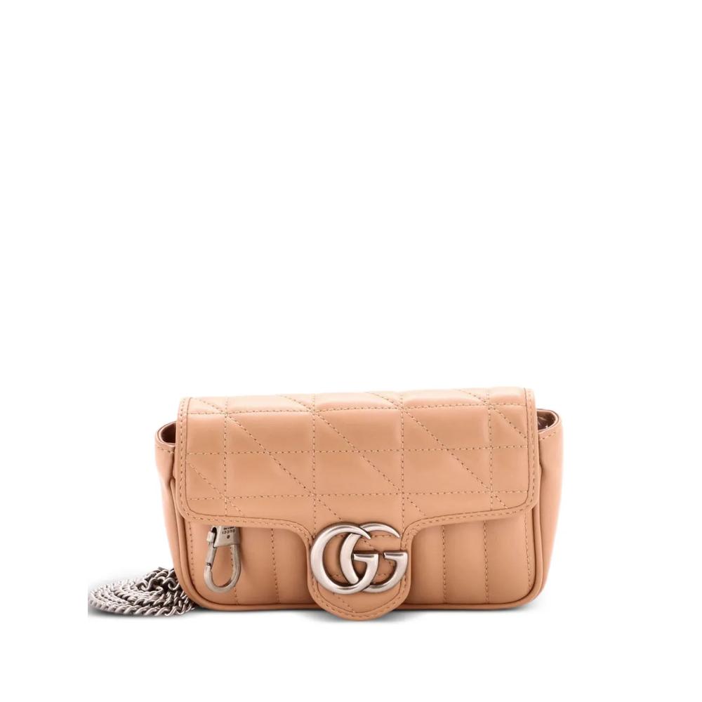 Сумка через плечо GG Marmont Flap Bag Mixed Matelasse Leather Super Mini 1