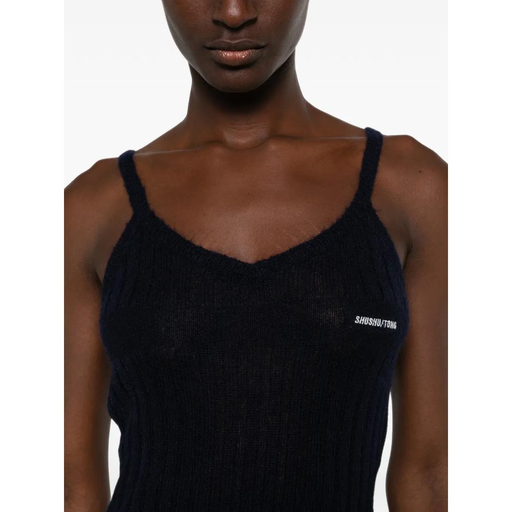 ribbed logo-embroidered top 5